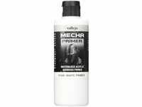 Vallejo AV Mecha Acryl-Farbe für Airbrush, White Primer, 200 ml