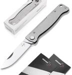 B&Ouml;KER PLUS Atlas Messer - kleines Slipjoint Taschenmesser - Klappmesser mit...