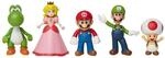 Jakks Pacific Nintendo Super Mario 5-piece Figure Set Mario & Friends, 6.5cm
