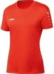 JAKO Damen Trikot Team Damen (Kurzarm), Flame, 36