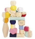 Janod - Bausteine aus Holz - Kollektion Sweet Cocoon - Baby- und...