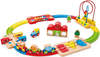 Hape 3826 Regenbogen-Puzzle Eisenbahnset, E3826, Mehrfarbig, Einheitsgröße