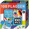 100 PICS 20208046 Quizspiel Flaggen, Lernspiel für die ganze Familie,...