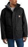 Carhartt Men's Super Dux&trade; Relaxed Fit Insulated Traditional Coat, BLACK, S