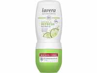 Lavera Deo Roll-on NATURAL & REFRESH 48 h - vegan - Naturkosmetik - Bio-Limette...