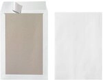 Herlitz 10901049 Versandtasche B4 mit Pappr&uuml;ckwand,wei&szlig;, 10 St&uuml;ck...