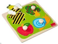 Goula - Holzpuzzle Garten - Puzzle f&uuml;r Kleinkinder - Ab 2 Jahren - Art. Nr. 53010