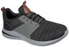 Skechers Herren Delson 3.0 Cicada Sneaker, Gray Black Knitted Mesh W Synthetic,...
