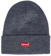Levi's Herren Red Batwing Embroidered Slouchy Beanie Strickm&uuml;tze, Grau (Regular Grey