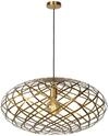 LUCIDE WOLFRAM - Pendelleuchten - &Oslash; 65 cm - 1xE27 - Mattes Gold/Messing