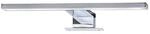 Briloner Leuchten LED Spiegelleuchte, Spiegellampe chrom, 500 Lumen, 4.000...
