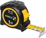 STABILA Taschenbandma&szlig; BM 300, 8 m, Ma&szlig;band mit doppelseitiger metrischer Skala,