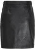 JJXX Damen Jjxx Jxrowe Short Faux Leather Skirt Noos Kunstlederrock, Black 1, M...