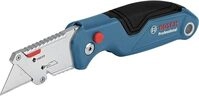 Bosch Professional Universal Klappmesser mit Klingenfach im Metall-Griff (inkl. 3x