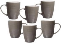 Ritzenhoff & Breker Kaffeebecher-Set Suomi, 6-teilig, je 310 ml, Taupe,...