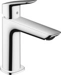 hansgrohe Waschtischarmatur Logis, Wasserhahn Bad mit Auslauf H&ouml;he 110 mm,