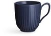 Kähler Becher 33 cl Hammershøi legendäres Design für Tee und Kaffee, blau
