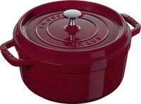 STAUB Cocotte, Gusseisen Br&auml;ter, Alle Herdarten inkl Induktion, Rund, 24 cm,...