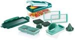 Nicer Dicer Fusion smart Gem&uuml;seschneider-Set 12tlg, W&uuml;rfel, Stifte, Viertel,