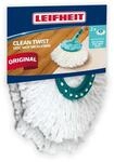 Leifheit Ersatzkopf Clean Twist Disc Mop, Mikrofaser, 2er Set | Saugstarke,...
