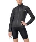 Castelli Damen Squadra Stretch W Jacket, Hell Schwarz/dunkelgrau, M EU