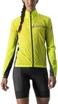 CASTELLI Damen Squadra St. W Jkt Jacket, Gelbes Fluo/Dunkelgrau, S EU