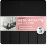 Schock&reg; Abtropfmatte aus Silikon anthrazit I Flexible Abtropfunterlage f&uuml;r K&uuml;chen