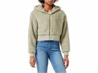 Urban Classics Damen Ladies Short Oversized Sherpa Jacket Jacke, softsalvia, XL