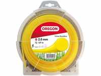 Oregon Gelber Mähfaden 2mm mit rundem Querschnitt, für Rasentrimmer und