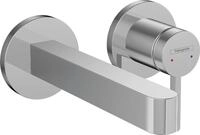 hansgrohe Waschtischarmatur Unterputz f&uuml;r Wandmontage Finoris, Wasserhahn Bad...