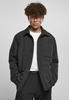 Urban Classics Herren Padded Nylon Shirt Jacket Jacke, Black, XL