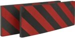 APA 23449 Garagen-T&uuml;rschutz PRALL-O-FIT, schwarz, rot, 2 St&uuml;ck