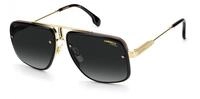 Carrera CA GLORY II BLACK ON GOLD/GREY SHADED 59/18/145 Herrenbrillen...
