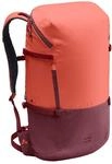 VAUDE Cityrucksack CityGo rot 30 L, wasserdichter Rucksack Damen & Herren, leichter