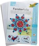 folia 450230 - Fensterfolie farblos, selbsthaftend, ca. 23 x 33 cm, 10 Bogen - ideal