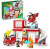 LEGO 10970 DUPLO Feuerwehrwache mit Hubschrauber, Feuerwehr-Spielzeug aus...