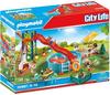 PLAYMOBIL City Life 70987 Poolparty mit Rutsche, Mit Lichteffekt, Spielzeug für