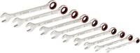 Bosch Professional Ratschenschl&uuml;ssel Set 10tlg. (Gr&ouml;&szlig;en inkl. 8, 10, 12, 13,...