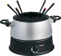 Tefal EF3000 Fondue Base Ronde|1200 Watt| mit 6 farbigen Gabeln| F&uuml;r jede...