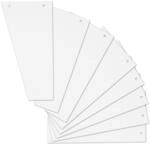 Herlitz Trennstreifen Trapez, Wei&szlig;, 120 x 230 mm, 100 St&uuml;ck