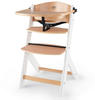 Kinderkraft Kinderhochstuhl aus Holz ENOCK 3 in 1, Niedriger Stuhl, Babystuhl,