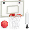 Basketballkorb fürs Zimmer, im Set mit Ball und Luftpumpe, Backboard zum an...