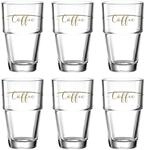 LEONARDO HOME Solo Latte-Macchiato Gl&auml;ser 6er Set, Glas-Becher mit Coffee...