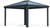 Palram Dallas 4300 Gartenpavillon 3x4 : H&ouml;chst Widerstandsf&auml;hig, Hardtop Pavillon.