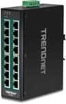 TRENDnet, TI-PG160, 16-Port Hardened Industrial Unmanaged Gigabit...
