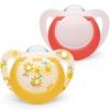 NUK Star Babyschnuller | BPA-freie Silikonschnuller | 18–36 Monate | Yellow...