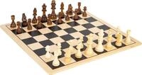 small foot Schach und Dame XL aus Holz, f&uuml;r 2 Spieler, 2 Gesellschaftsspiele,...