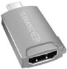 Terratec 306704 USB-C Adapter [1x T-Stecker - 1x USB-C™ Stecker] Grau