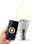 B.K.Licht - Smart Home LED Lampe E14 smart via App- und Sprachsteuerung,...