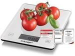 Cloer 6871 Digitale K&uuml;chenwaage bis 10 kg, Glasoberfl&auml;che, wei&szlig; |...